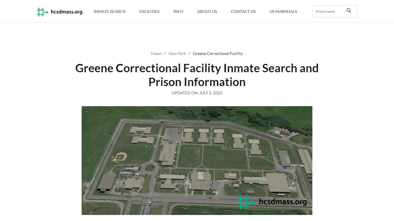 Greene Correctional Facility Inmate Search, Visitation ...